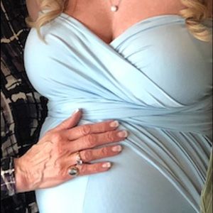 gina gado maternity jumpsuit